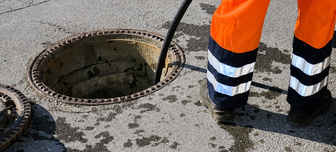 Drain unblocking and cleaning by our engineer
